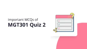 MGT301 Quiz 2